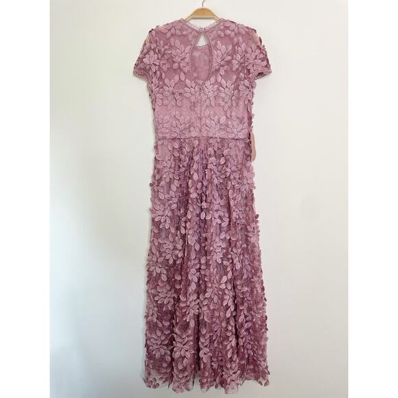 NWT BHLDN Virdia Dress Anthropologie size 10 Floral Applique Wedding Bridal - Picture 4 of 15